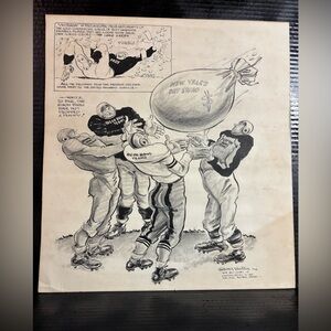 "WILLARD MULLIN" Sports Illustration Poster
